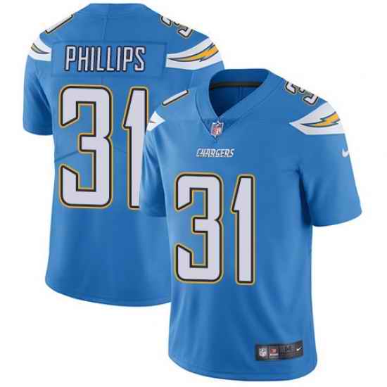 Nike Chargers 31 Adrian Phillips Electric Blue Alternate Mens Stitched NFL Vapor Untouchable Limited Jersey